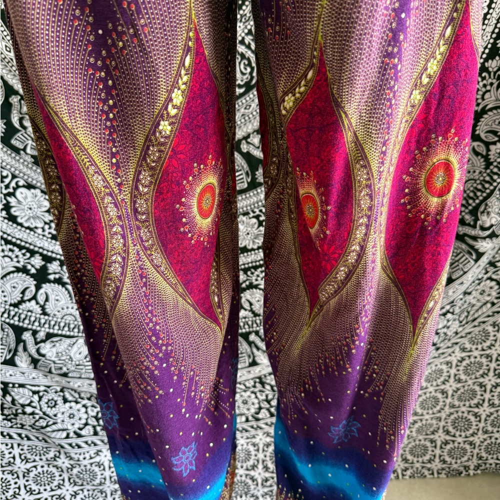 Colorful Boho Pants - Picture 4 of 9